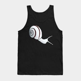 White Snail Tank Top